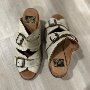 Freebird by Steven Ice Leather Women’s 8 Heeled Sandal